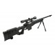 Well модель снайперской винтовки MB4403D Spring (with scope & bipod) BK